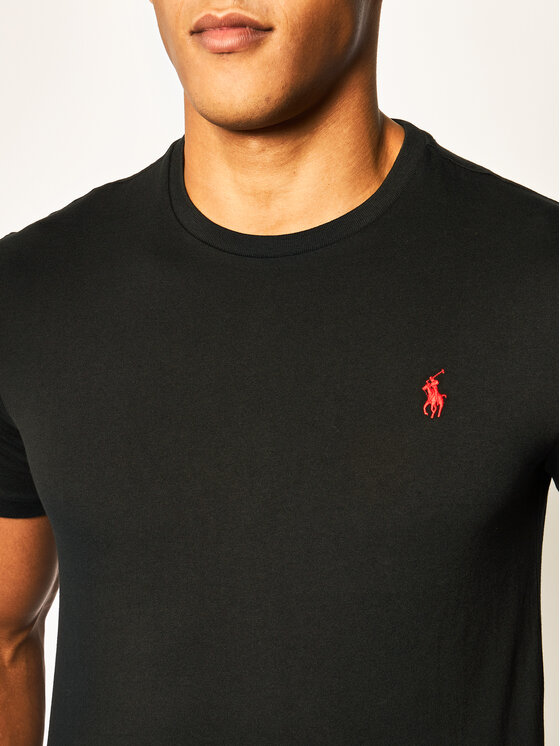 Polo Ralph Lauren T Shirt Bsr 710680785 Czarny Custom Slim Fit Modivo.pl