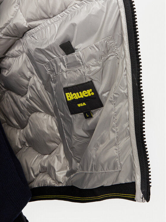 Blauer Blauer Пухено яке 24WBLUC03030 Сив Regular Fit