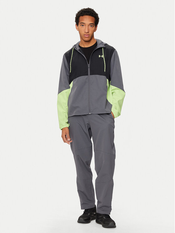 Under Armour Under Armour Spodnie dresowe Ua Legacy Windbreaker 1382876 Szary Regular Fit
