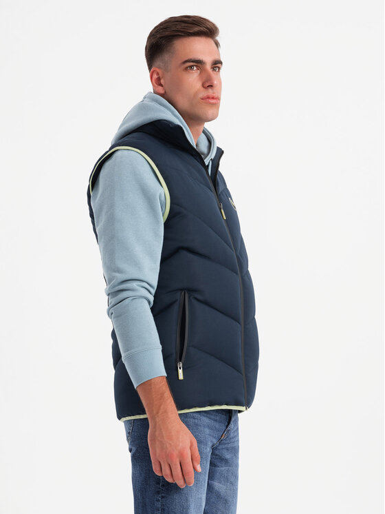 Ombre Ombre Vesta OM-JAVJ-0210 Tmavomodrá Regular Fit