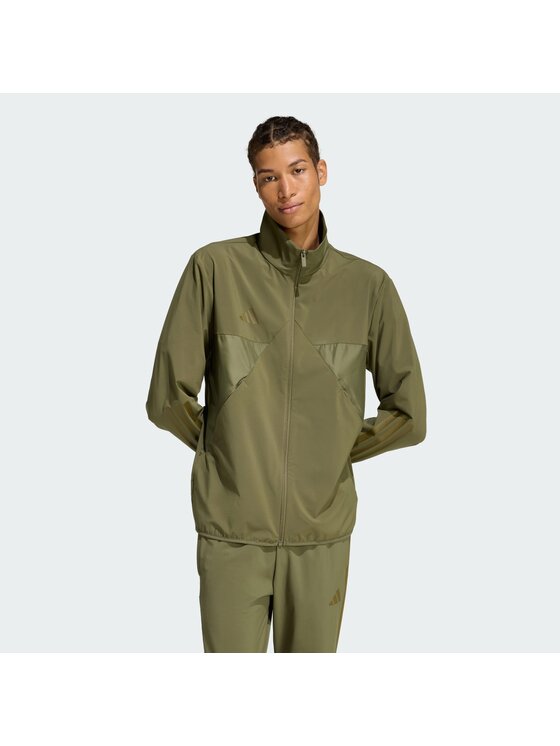 adidas Męska Kurtka przejściowa, rozmiar L, Zielona, 158888