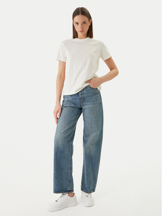 HUGO HUGO T-särk Damacia_7 50561233 Ekrüüvärv Regular Fit