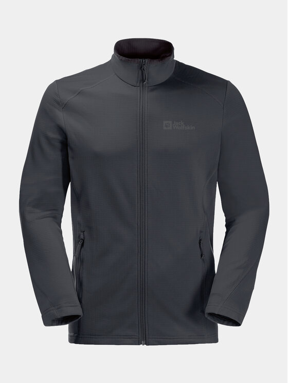 Jack Wolfskin Jack Wolfskin Μπλούζα τεχνική Kolbenberg Fz 1710521 Μαύρο Regular Fit