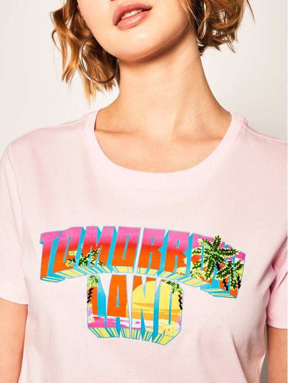 T-shirt Tessa W0GI0K JA900 Rosa Regular Fit