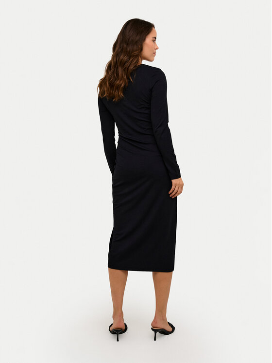 Kaffe Kaffe Sukienka codzienna Becca 10508889 Czarny Slim Fit