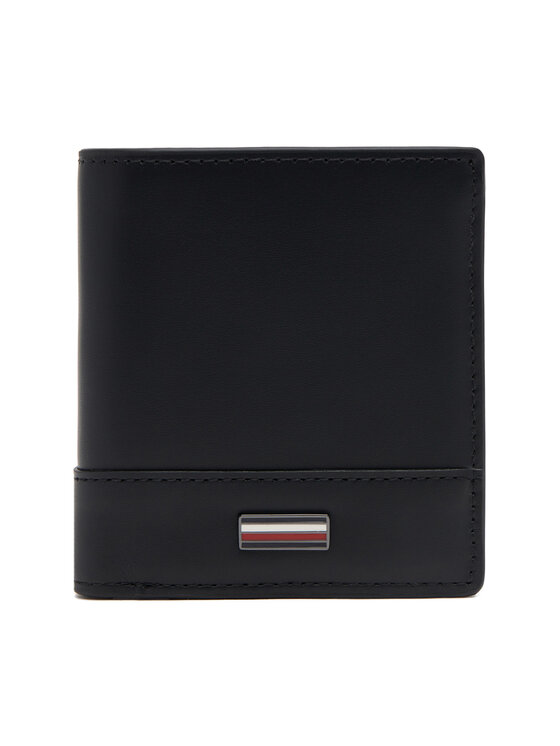 Portofel Mare pentru Bărbați Tommy Hilfiger Th Corp Trifold AM0AM13247 Negru