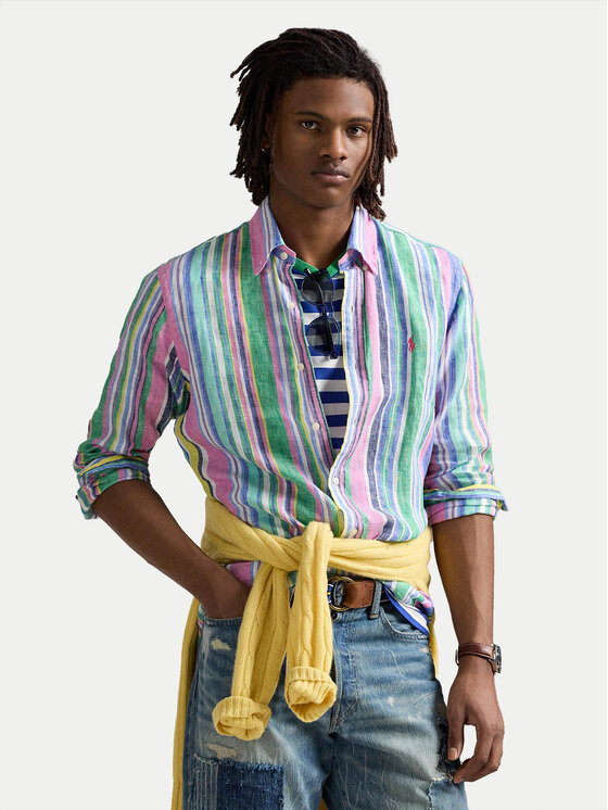 Polo Ralph Lauren Polo Ralph Lauren Košile 710968973001 Barevná Custom Fit