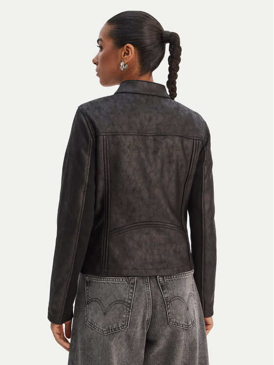 Desigual Desigual Преходно яке 26SWEW10 Черен Regular Fit