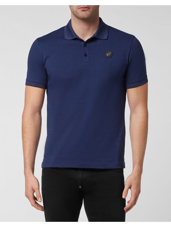 PHILIPP PLEIN PHILIPP PLEIN Polokošile 215 Světle modrá Slim Fit