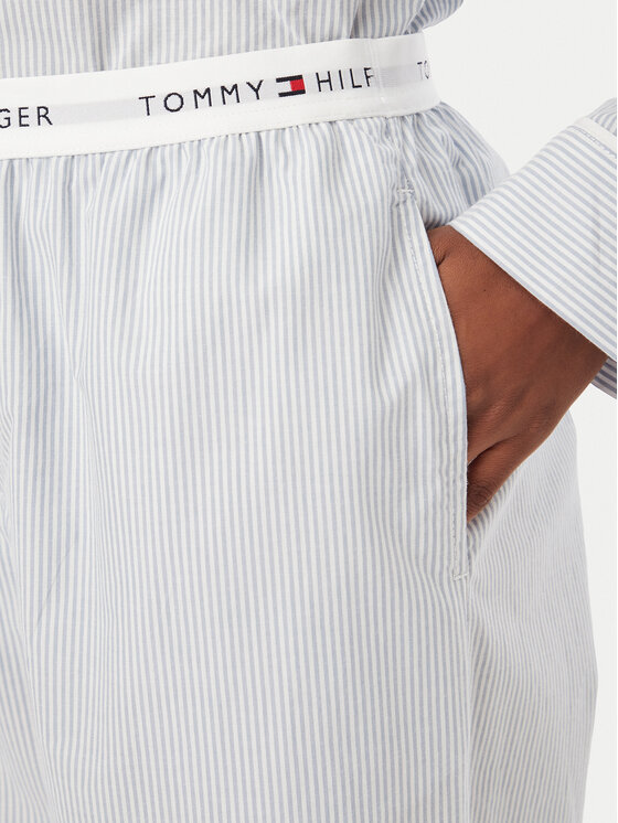 Tommy Hilfiger Tommy Hilfiger Pyjamahose UW0UW06692 Hellblau Regular Fit