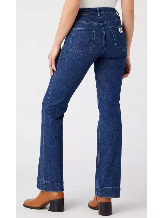 Wrangler Wrangler Jeansy Flare 623 Niebieski Flare Fit