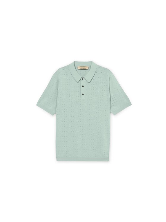 Trussardi Trussardi Sweter M0578000062N014 Turkusowy Regular Fit