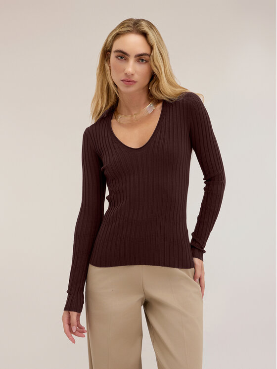 Motivi Motivi Maglione M266W003982N022 Marrone Slim Fit