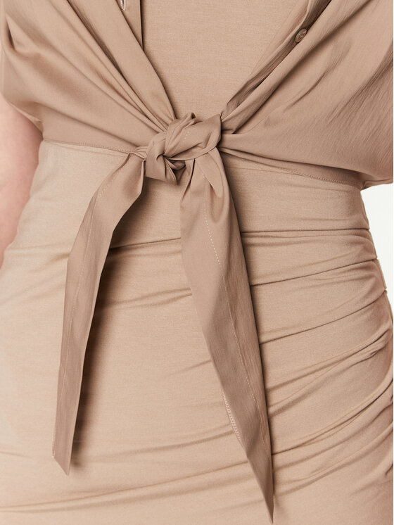 Patrizia Pepe Patrizia Pepe Vsakodnevna obleka 8A1055/J013-B752 Bež Regular Fit