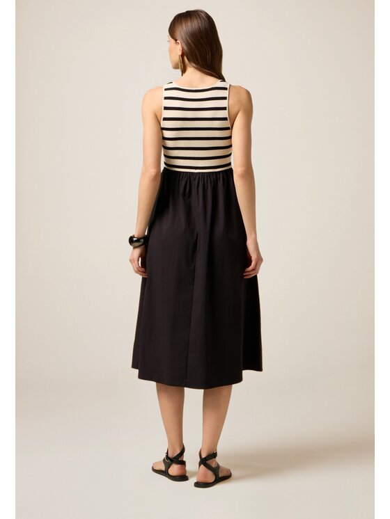 Oltre Oltre Sukienka codzienna 7971J000839N0Z3 Czarny A-Line Fit
