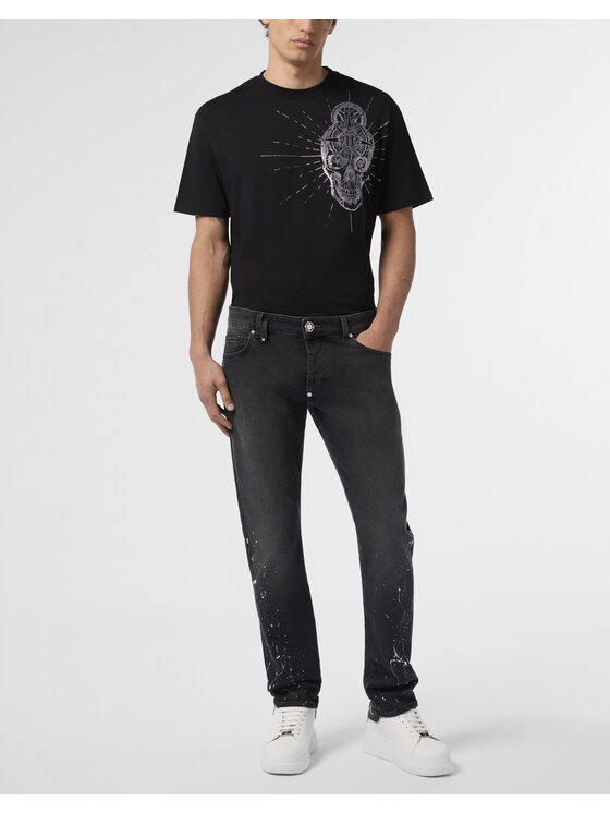 PHILIPP PLEIN PHILIPP PLEIN Jeansy 29789 Czarny Straight Leg