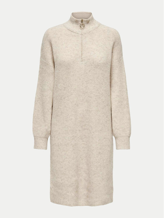 ONLY ONLY Strickkleid Tokyo 15335831 Beige Relaxed Fit