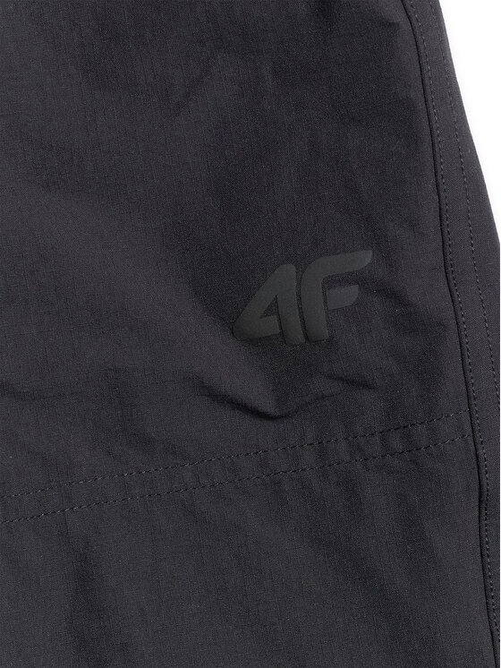 4F 4F Szorty rowerowe GET LOST FEEL FOUND Czarny Regular Fit