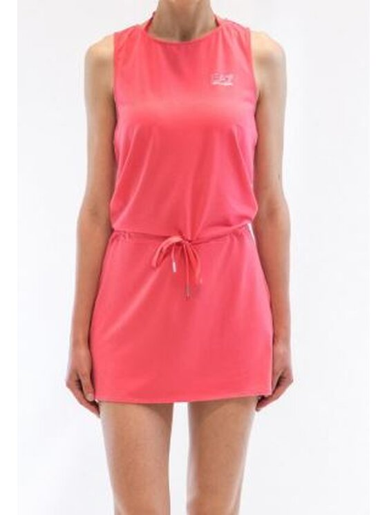 EA7 Emporio Armani EA7 Emporio Armani Letní šaty 3ZTA51 TJ28Z 1442 Korálová Regular Fit
