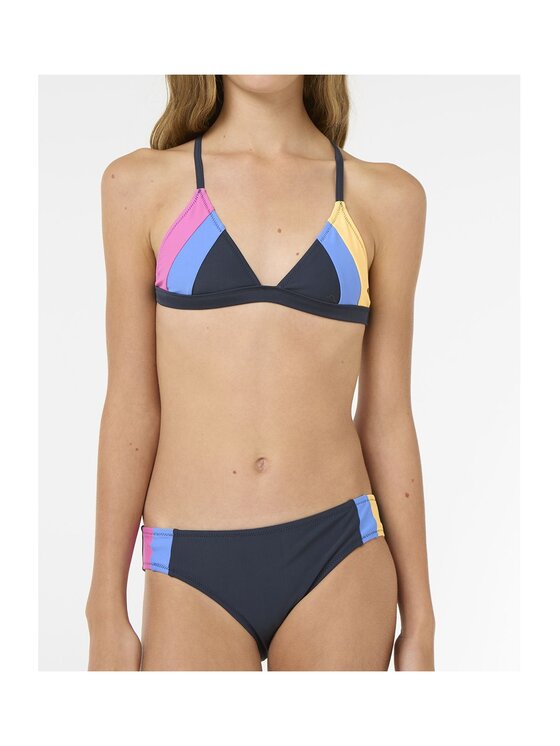 Rip Curl Rip Curl Strój kąpielowy Block Party Bikini -Girl Granatowy