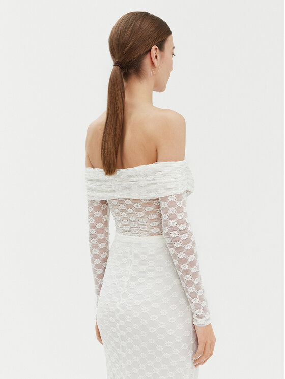 BARDOT BARDOT Блузка 59742TB Білий Regular Fit