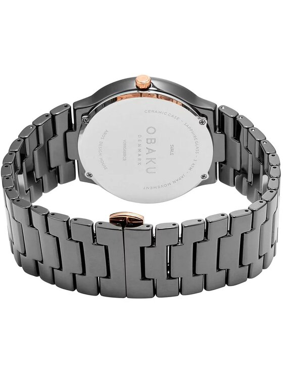 Obaku Obaku Ρολόι V281GXBBCB Μαύρο