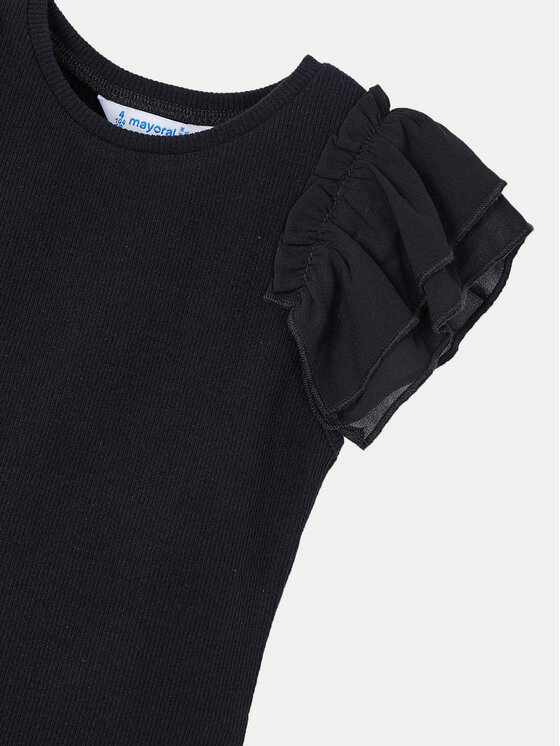 Mayoral Mayoral Тишърт 3013 Черен Regular Fit