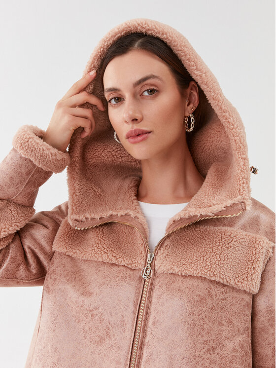 Liu Jo Sport Liu Jo Sport Kożuch TF3020 E0847 Różowy Regular Fit