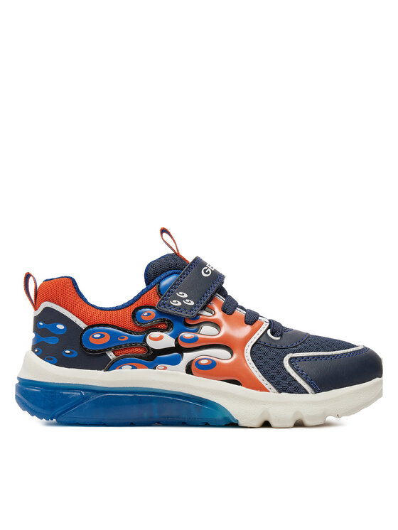 Geox Geox Laisvalaikio batai J Ciberdron Boy J45LBA 01454 C0659 D Tamsiai mėlyna