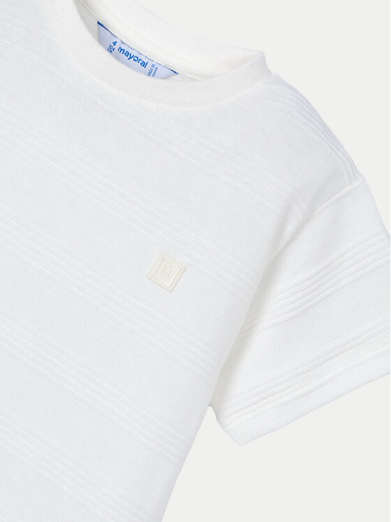Mayoral Mayoral T-Shirt 3028 Λευκό Regular Fit