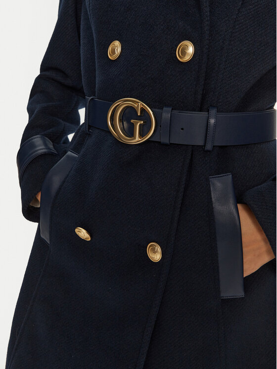 Guess Guess Зимно палто Amelia W4BL46 WGKI2 Тъмносин Regular Fit