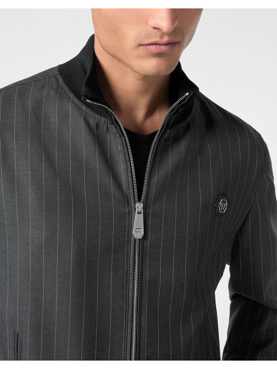 PHILIPP PLEIN PHILIPP PLEIN Kurtka bomber 22221 Beżowy Regular Fit