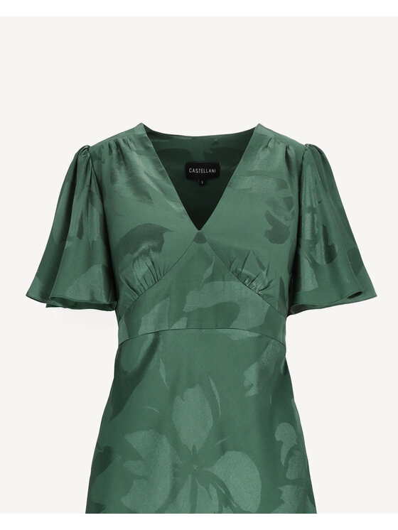 Castellani Castellani Sukienka codzienna Sukienka Sylvi Zielony Regular Fit