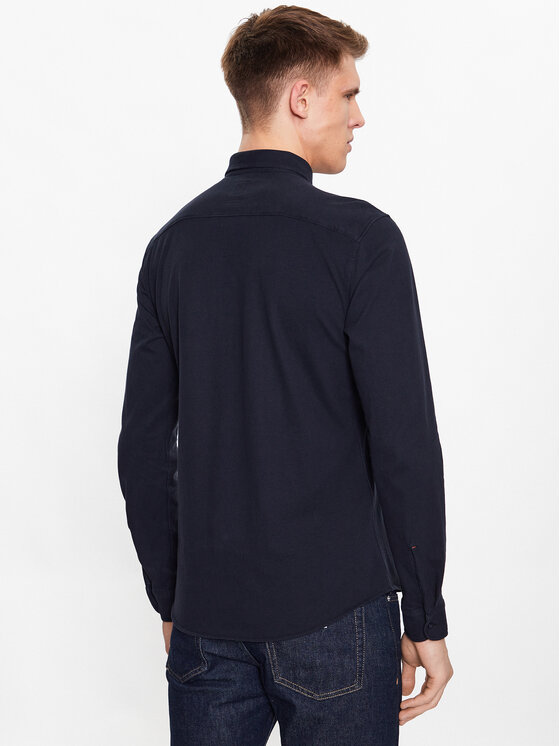 Camicia 50491112 Blu Slim Fit