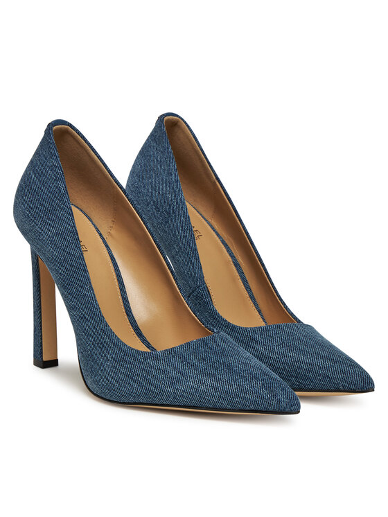 MICHAEL Michael Kors MICHAEL Michael Kors Pantofi cu toc subțire Amara 40S5AMHP1D Albastru