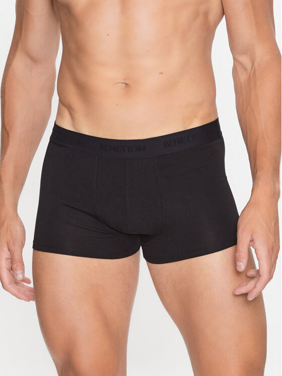 United Colors Of Benetton Boxerky 3XKP2X00L Čierna