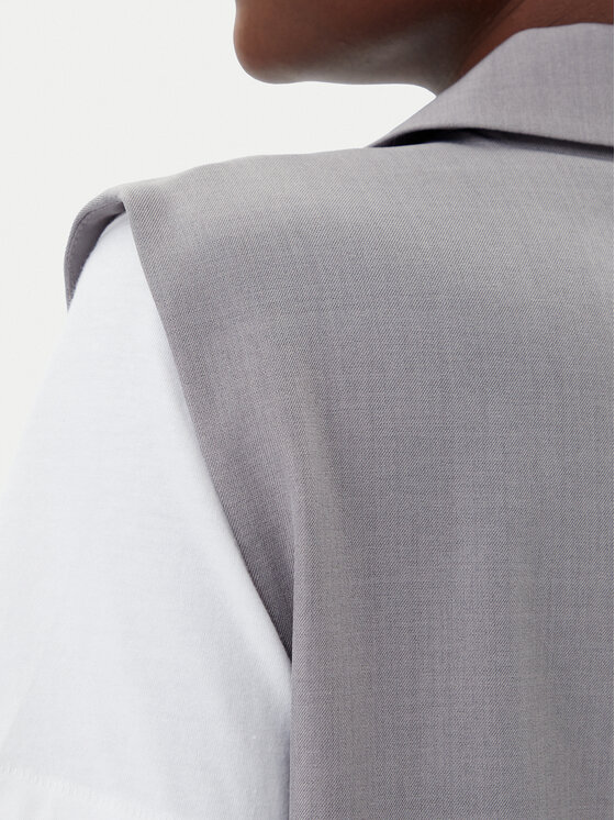 ONLY ONLY Mellény Marine 15338353 Szürke Straight Fit