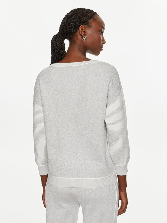 Liu Jo Sport Liu Jo Sport Pullover q-roa-33038 Weiß Regular Fit