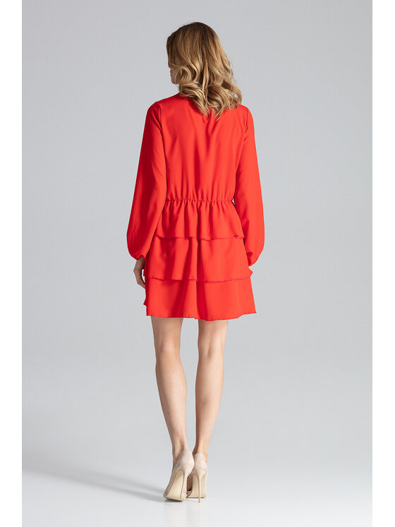 FIGL FIGLFIGL Vestito M601 Rosso Regular Fit