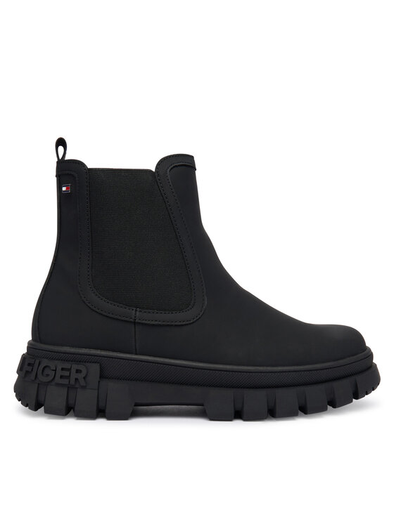 Tommy Hilfiger Tommy Hilfiger Īsie zābaki T3X5-34130-1355999 D Melns