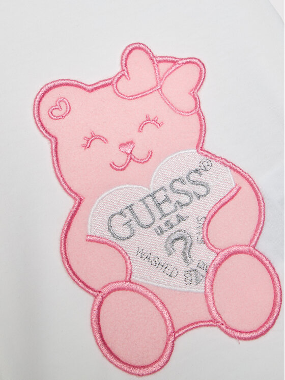 Guess Guess Blúzka K1YI22 K6YW1 Biela Regular Fit