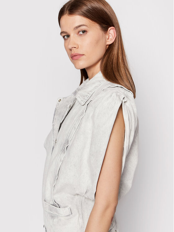 IRO IRO Vestă Andiol AQ614 Gri Oversize