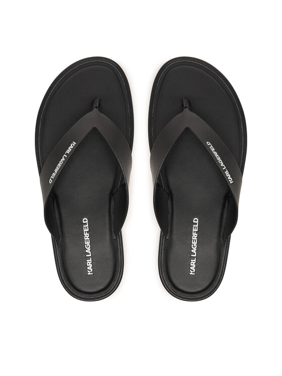 KARL LAGERFELD KARL LAGERFELD Čības uz pirksta Kastor IV KL70206C Melns