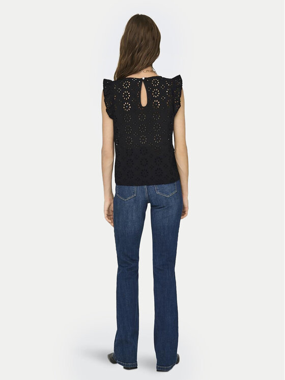 JDY JDY Блузка Vola 15312383 Чорний Regular Fit