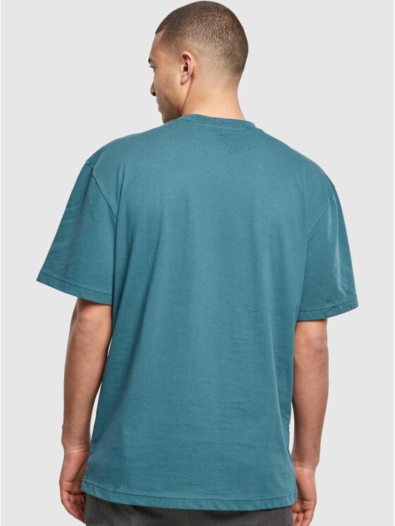 Urban Classics Urban Classics T-Shirt Koszulka Z Krótkim Rękawem Męska Niebiesko Zielona Urban Classics TB006 M Niebieski Oversize