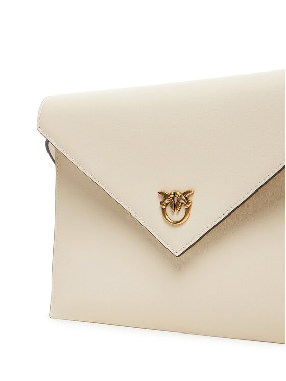 PINKO PINKO Torbica Flat Purse Handle AI 25-26 PCPL104820 A0F1 Écru