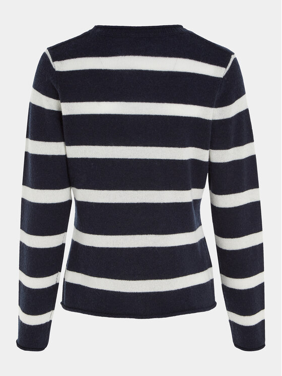 Tommy Hilfiger Tommy Hilfiger Sweater WW0WW40264 Sötétkék Regular Fit