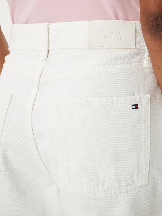 Tommy Hilfiger Tommy Hilfiger Teksapüksid WW0WW49579 Valge Regular Fit