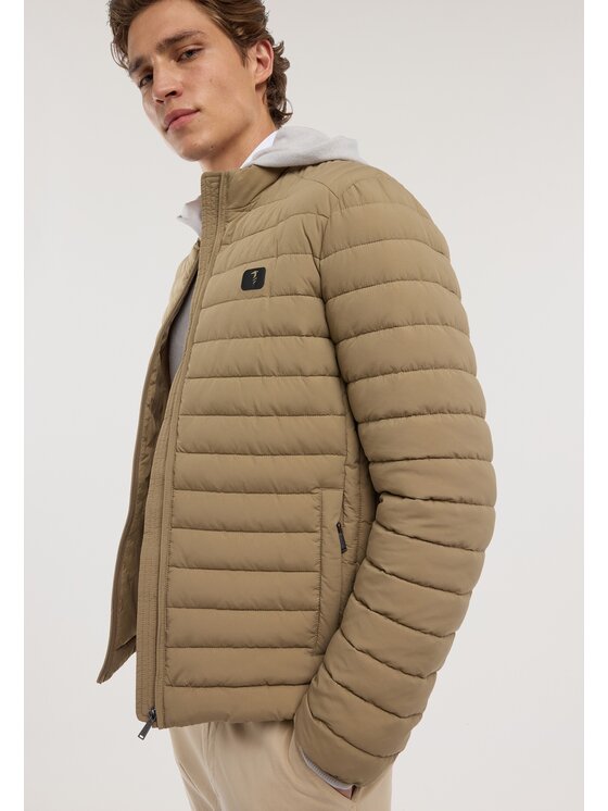 Trussardi Trussardi Giubbotto piumino F005M000036N041 Crema Regular Fit