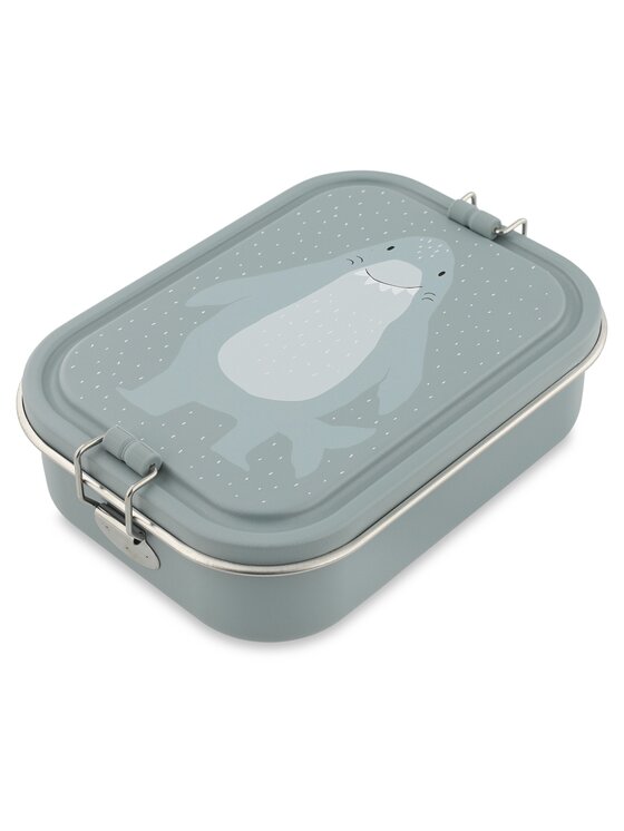 Trixie Baby Trixie Baby Lunchbox Duży stalowy lunch box - Rekin Błękitny